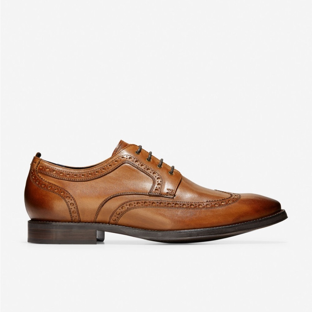 Cole Haan Brown Leather Oxfords